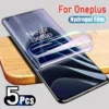 5 Pcs Hydrogel Film For OnePlus 15 13 12 12R 11 10 9 8 Pro Nord CE 5 4 Lite N300 N200 Fill Cover Screen Protector